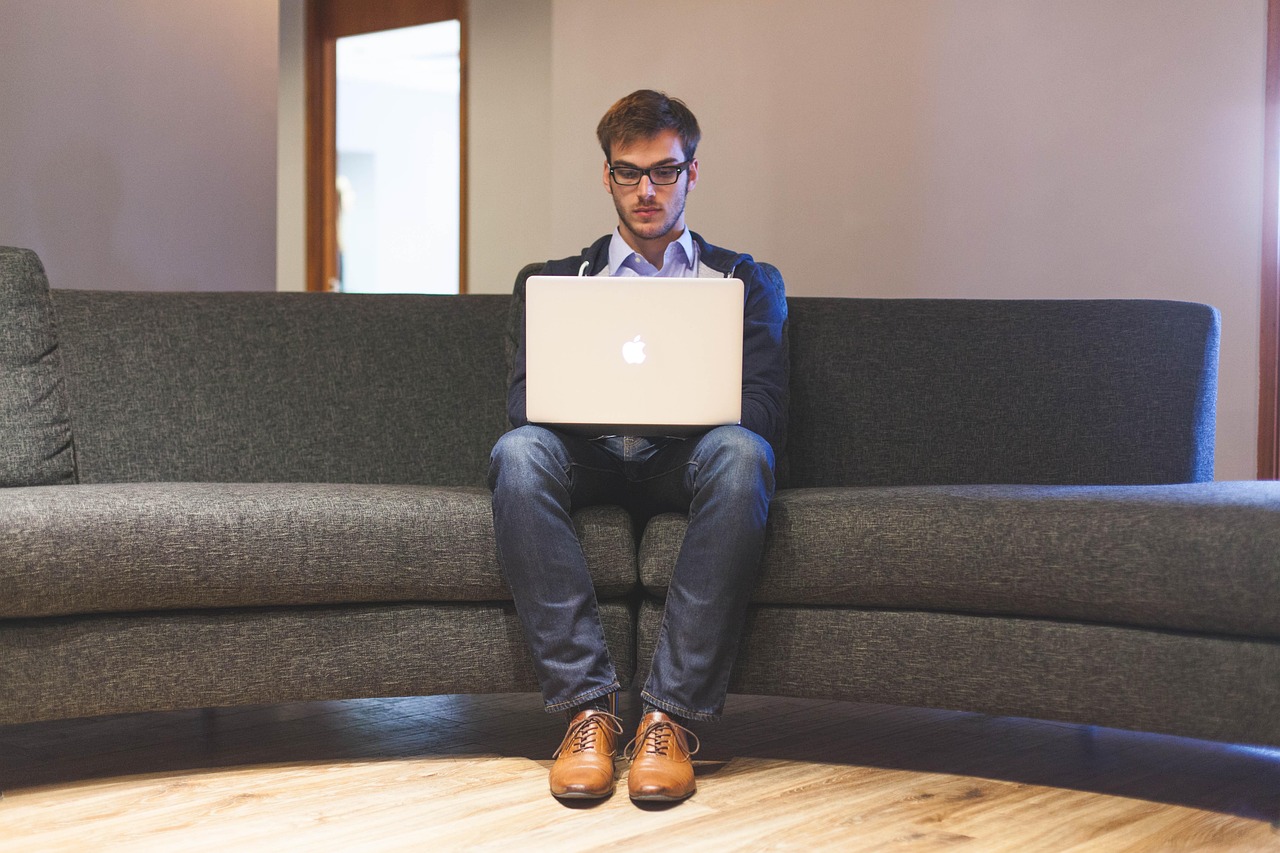 Man, laptop, businessman — Regaining Control: The Positive Impact of Effective Anti-Anxiety Medication